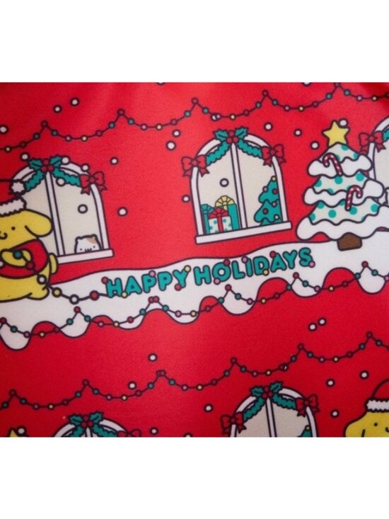 Loungefly Sanrio Exclusive Pompompurin Dog Santa Hat Light Up Mini Backpack NWT main image 7